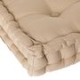 Voir la diapositive 2 : ATMOSPHERA Coussin de Sol  Dorian  40x40cm Beige