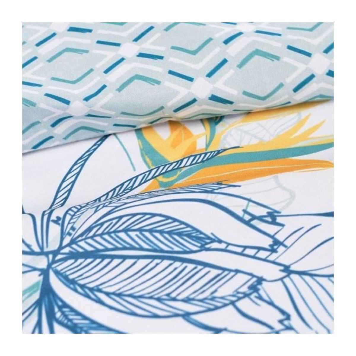 Today Parure de lit - TODAY - Sunshine - 119480 - 2 personnes - 260x240cm - Coton - Imprimé 11.51