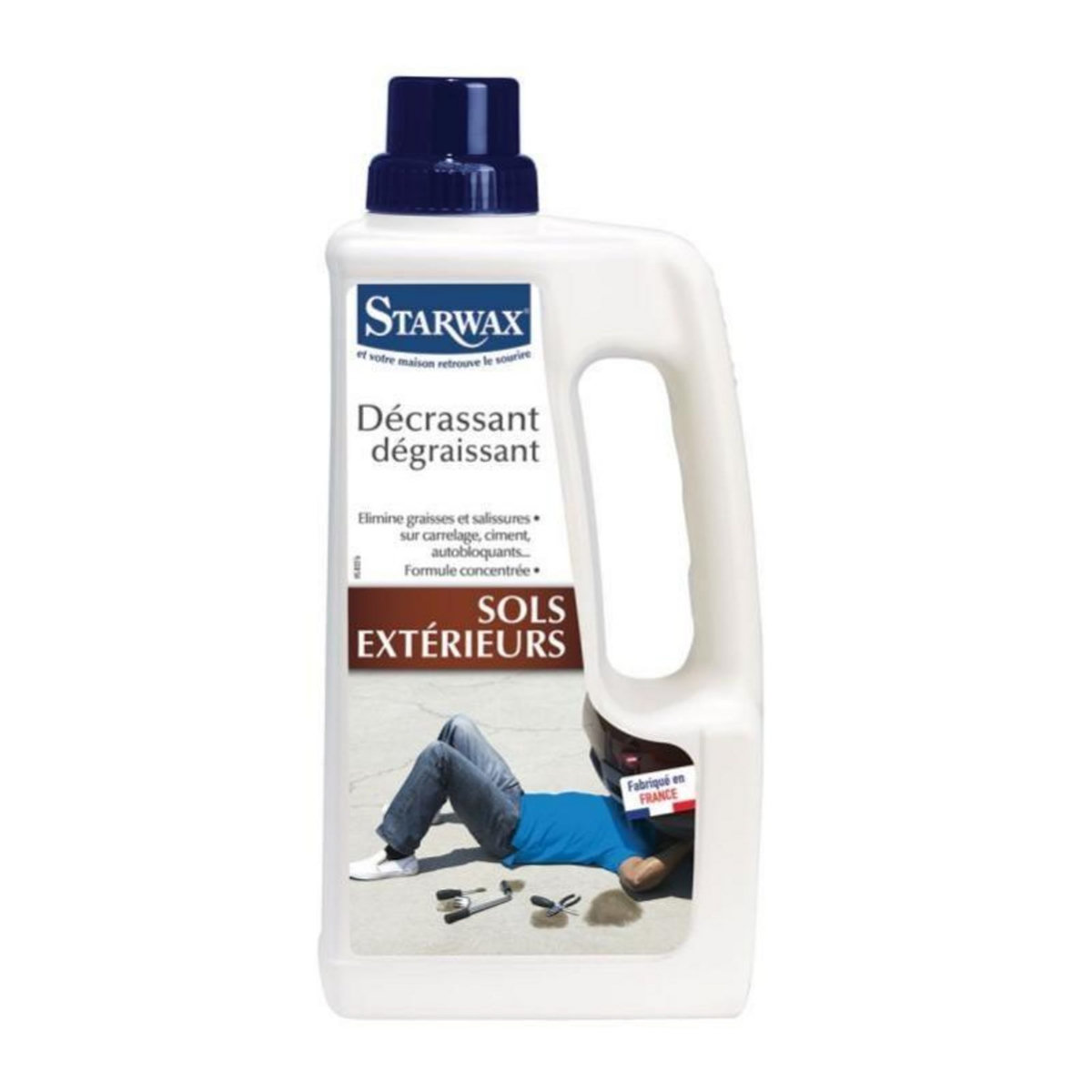 Starwax Nettoyant décrassant dégraissant pour sols extérieurs - Starwax