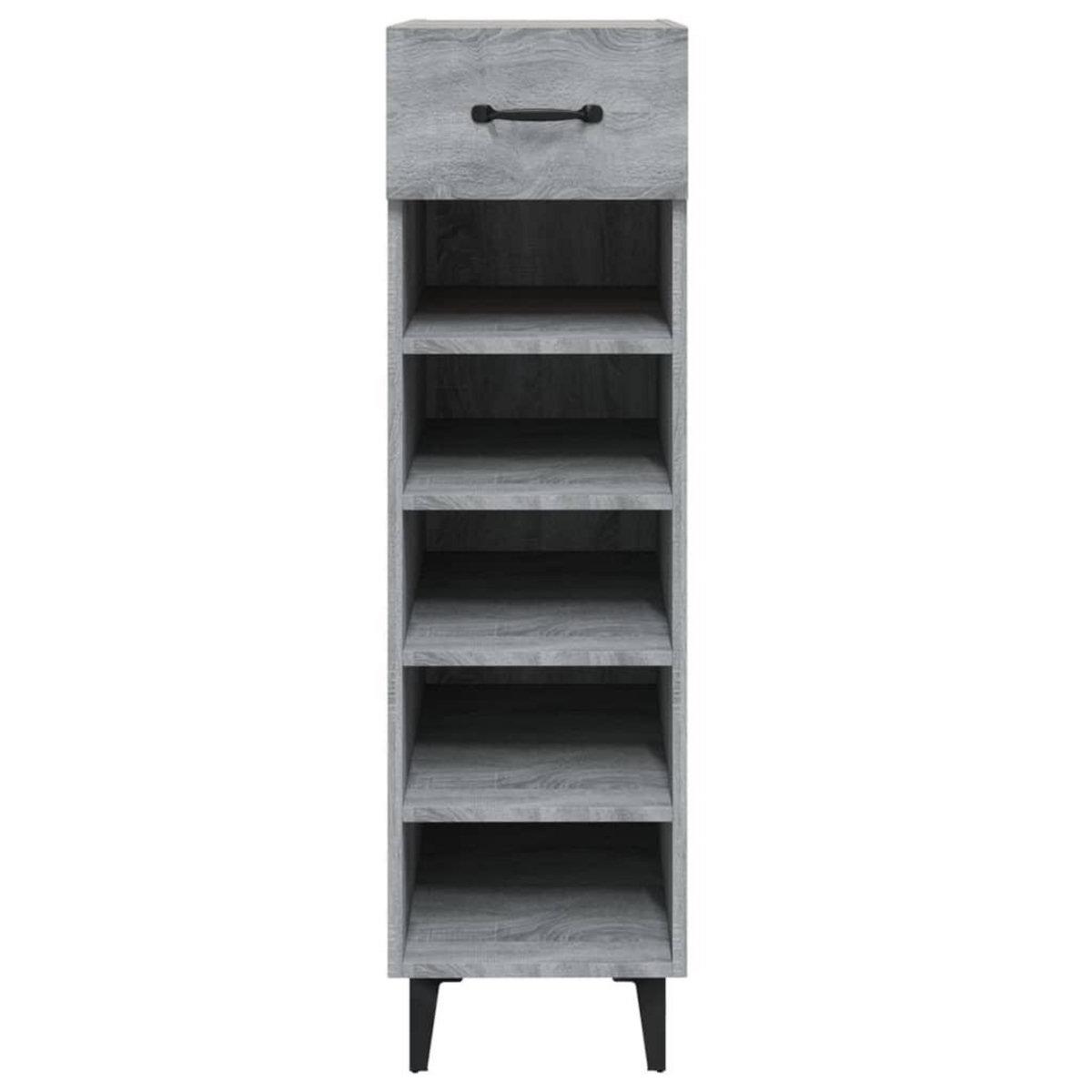 VIDAXL Meuble a chaussures Sonoma gris 30x35x105 cm Bois d'ingenierie