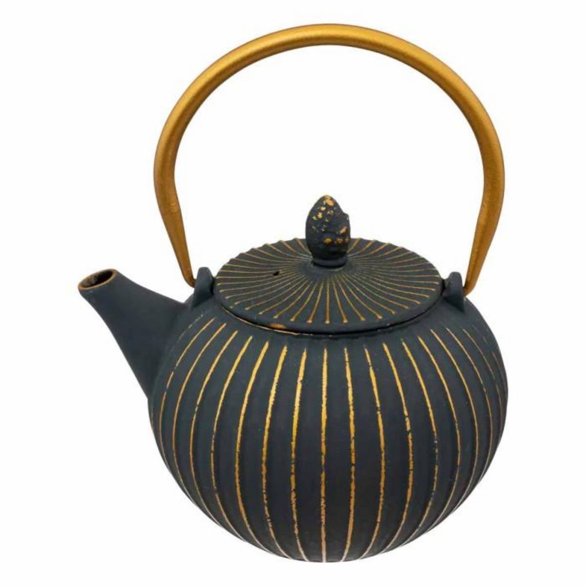 SECRET DE GOURMET Théière & 2 Tasses  Jiling  85cl Bleu Emeraude