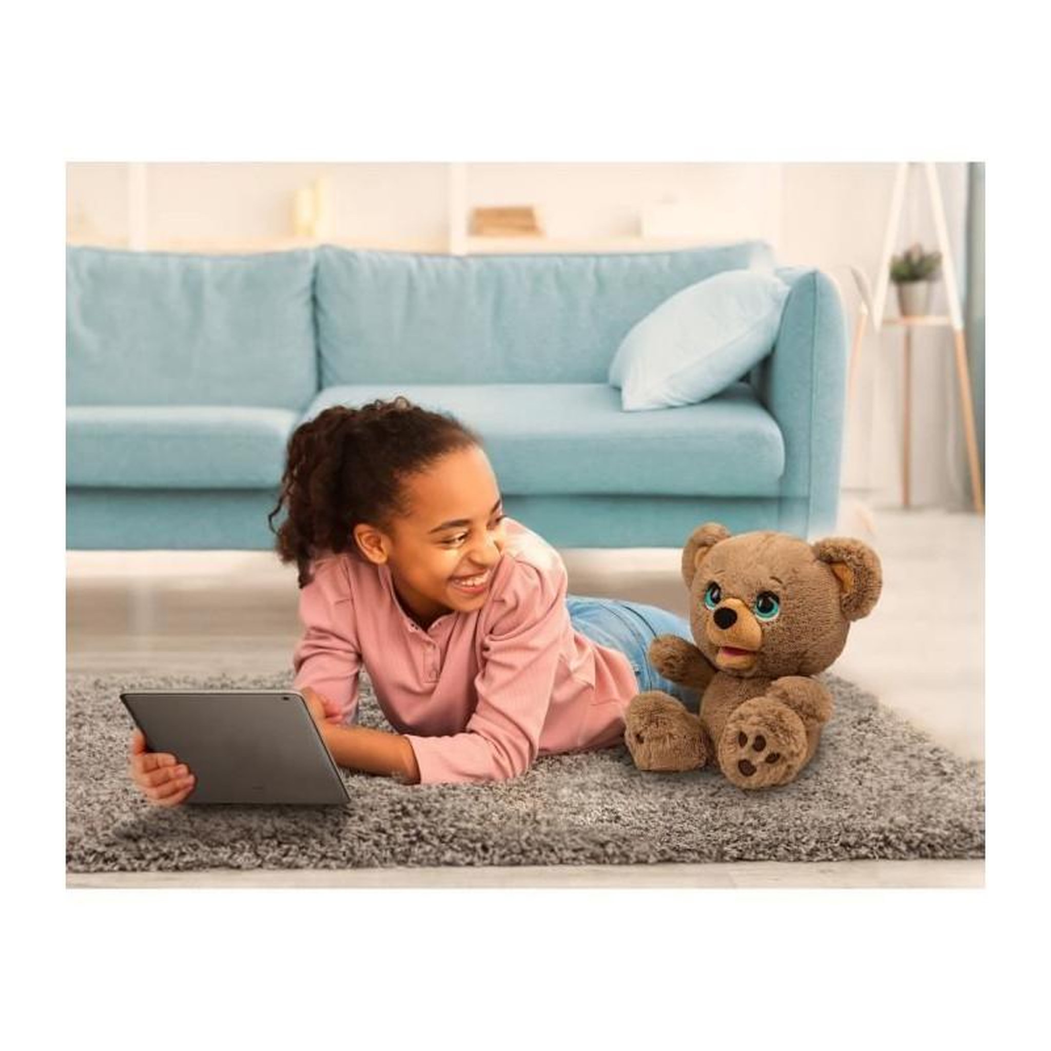Voir la diapositive 4 : Giochi Preziosi Peluche interactive - GIOCHI PREZIOSI - Ours créateur d'histoires Poe - a partir de 4 ans - LAY00