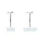 Voir la diapositive 5 : Meliconi SUPPORTS MURAUX TV - GAMME GHOSTSLIM PLUS MELICONI - GSS600PLUSFBCG