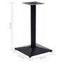 Voir la diapositive 6 : VIDAXL Pied de table de bistro noir 41x41x72 cm fonte