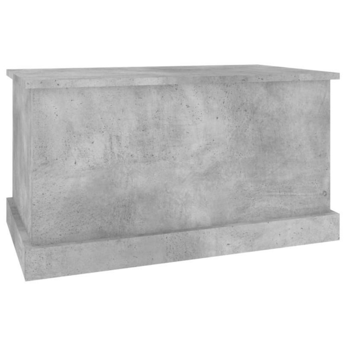 VIDAXL Boîte de rangement gris béton 70x40x38 cm bois d ingénierie