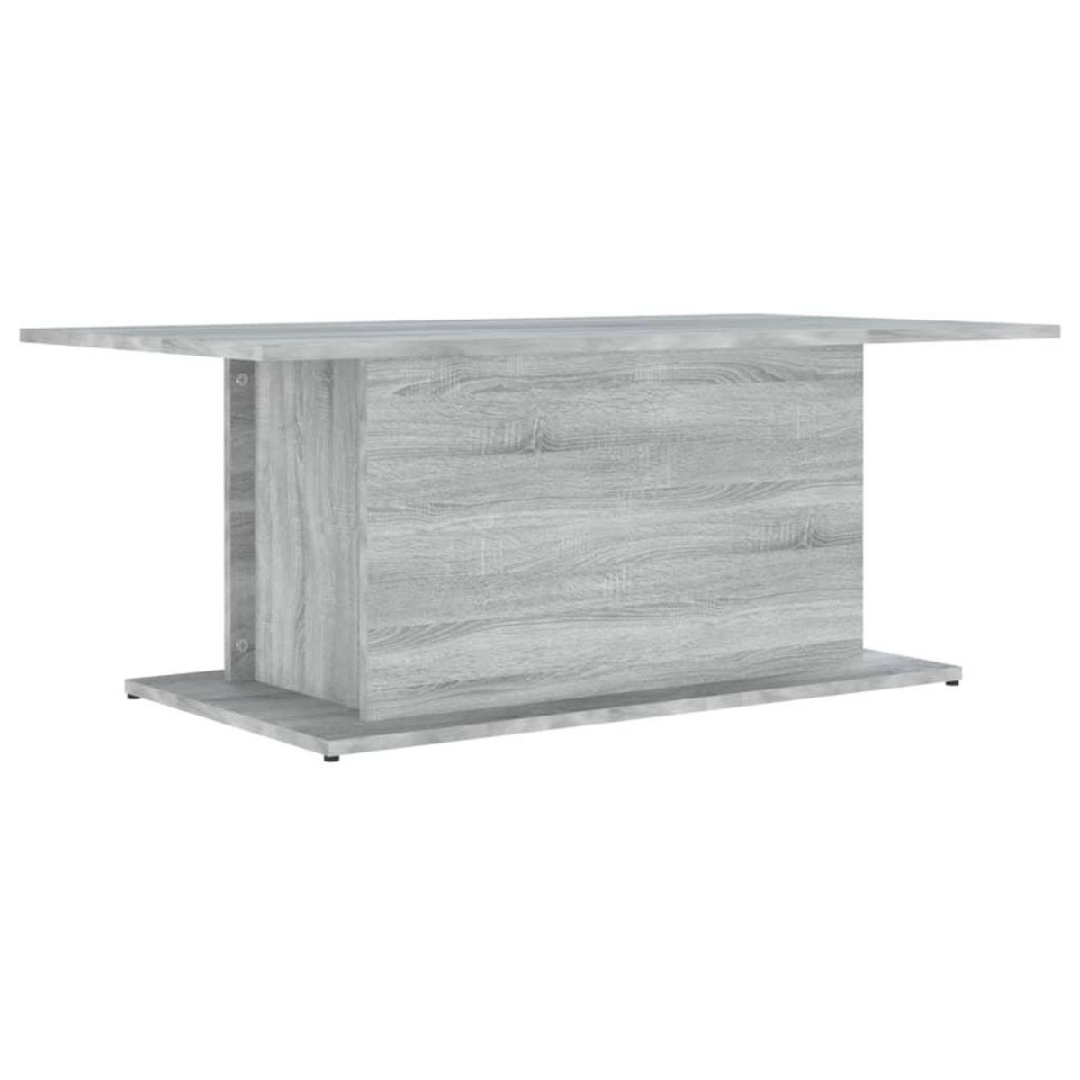VIDAXL Table basse Sonoma gris 102x55,5x40 cm Bois d'ingenierie