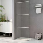 VIDAXL Paroi de douche a l'italienne a verre ESG transparent 140x195cm
