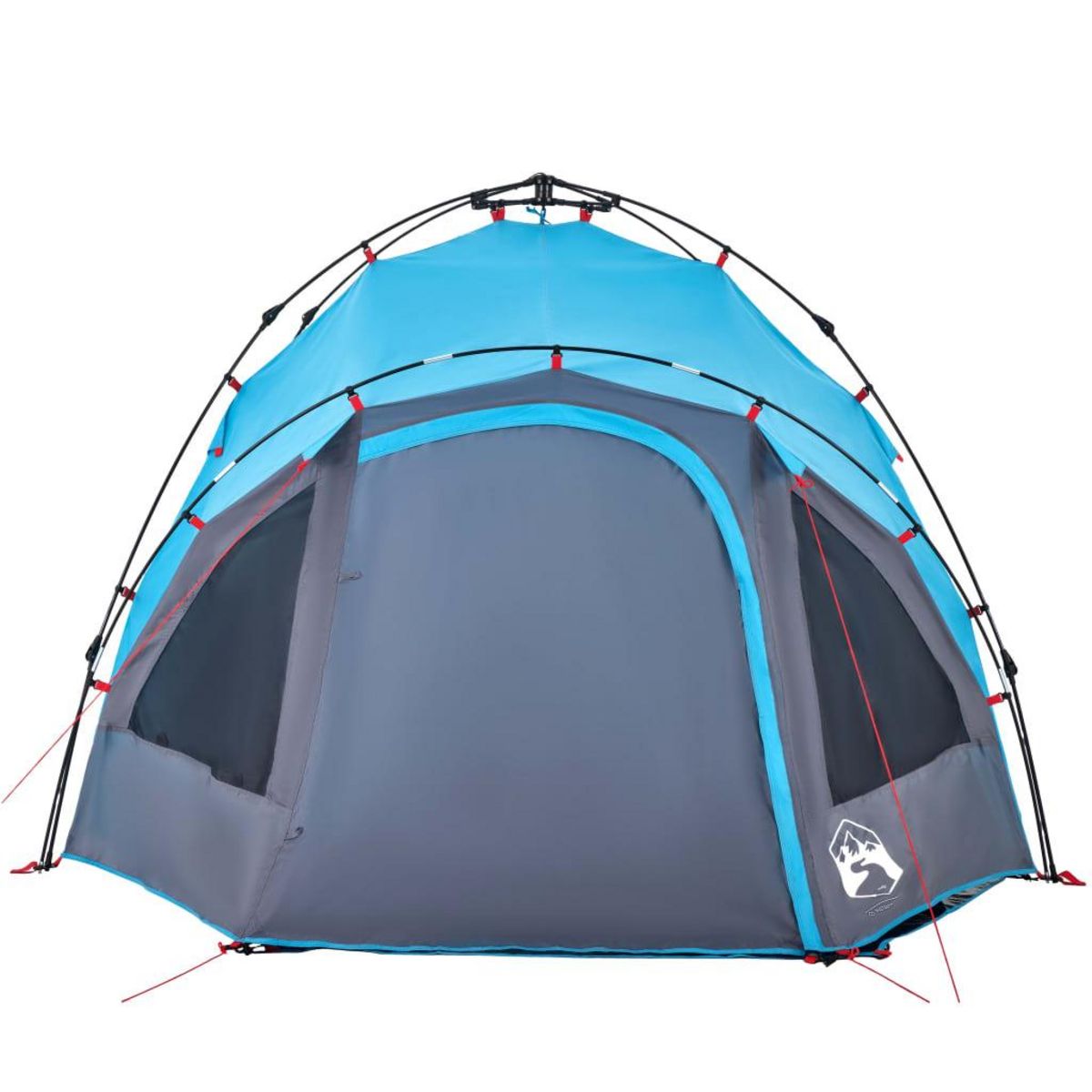 VIDAXL Tente de camping a dome 3 personnes bleu liberation rapide