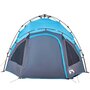 Voir la diapositive 5 : VIDAXL Tente de camping a dome 3 personnes bleu liberation rapide