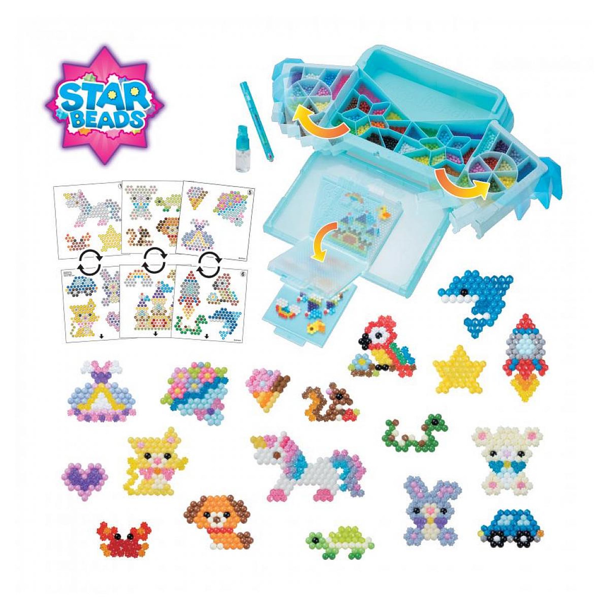 Voir la diapositive 2 : Aquabeads 31775  Mon grand atelier de creation
