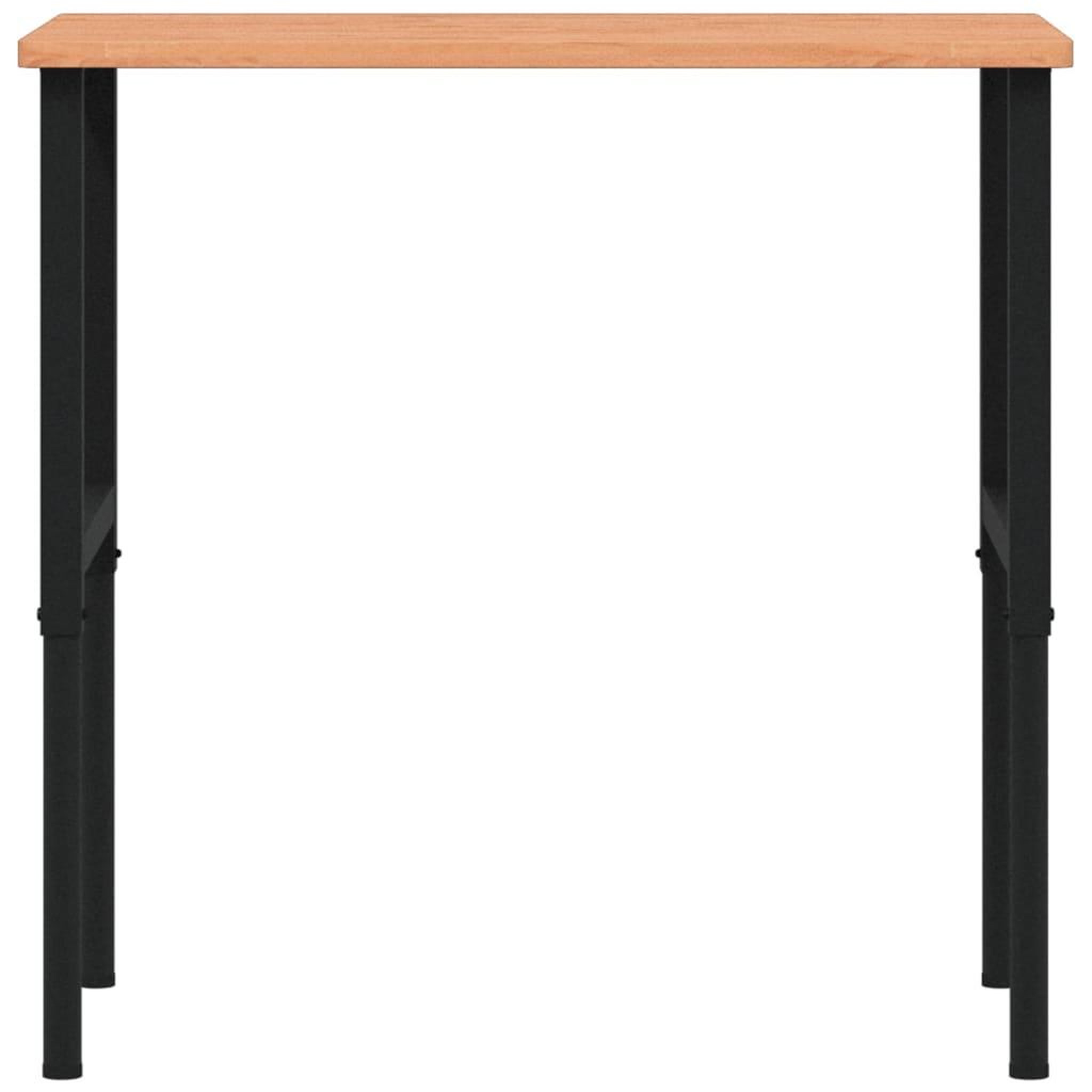 Voir la diapositive 4 : VIDAXL Etabli 100x60x(71,5-98) cm bois massif de hetre rectangulaire