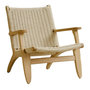 Voir la diapositive 1 : Paris Prix Fauteuil Tressé en Bois  Lazy  75cm Beige
