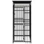 Voir la diapositive 2 : VIDAXL Chenil d'exterieur avec toit pour chiens Acier 1,84 m²