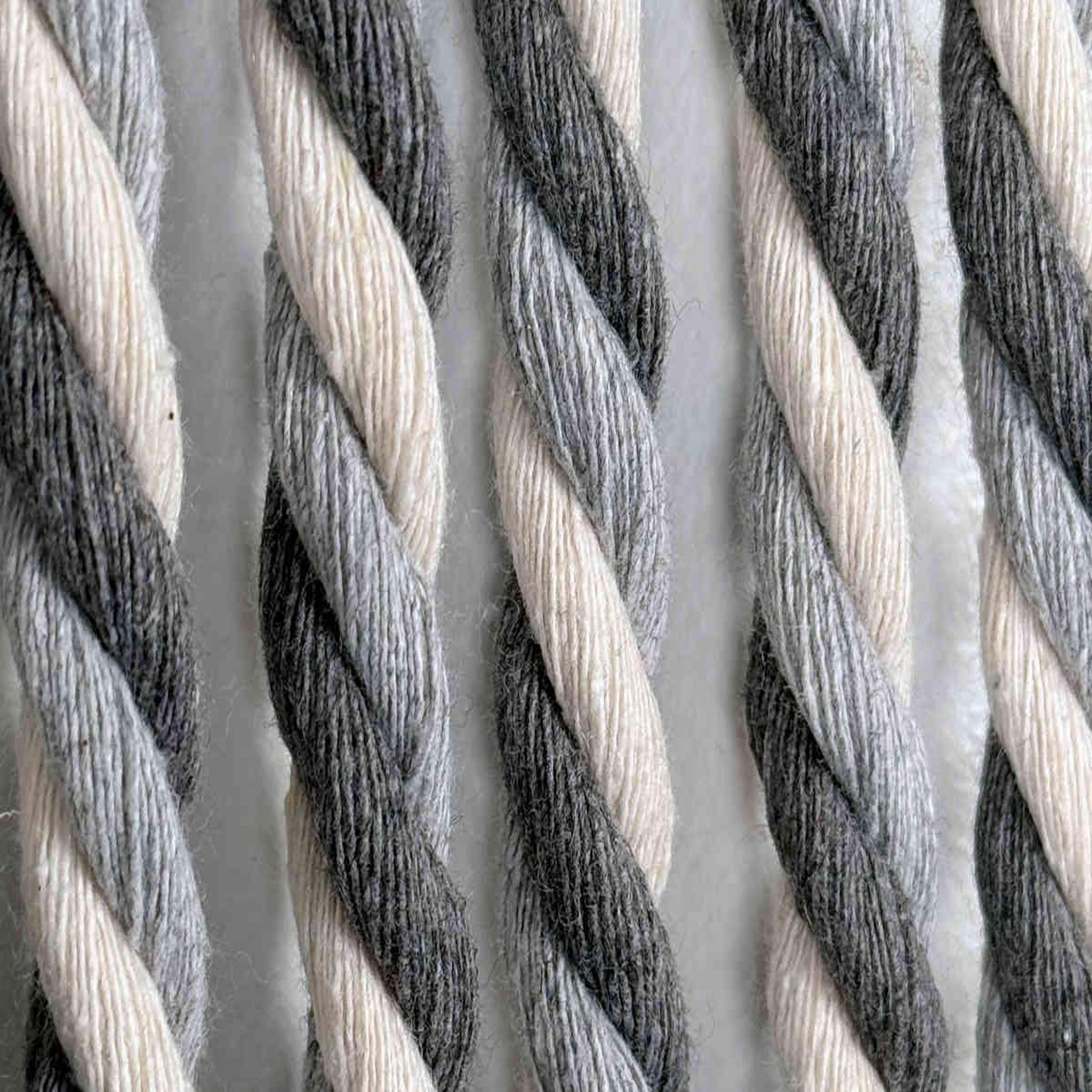 Voir la diapositive 3 : Morel Rideau de porte en corde tressée coton et polyester recyclé - morel