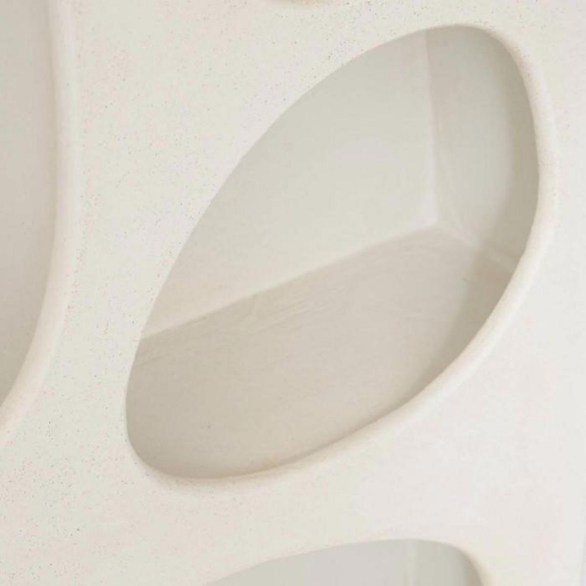 ATMOSPHERA Étagère Murale Organique  Chesni  122cm Blanc