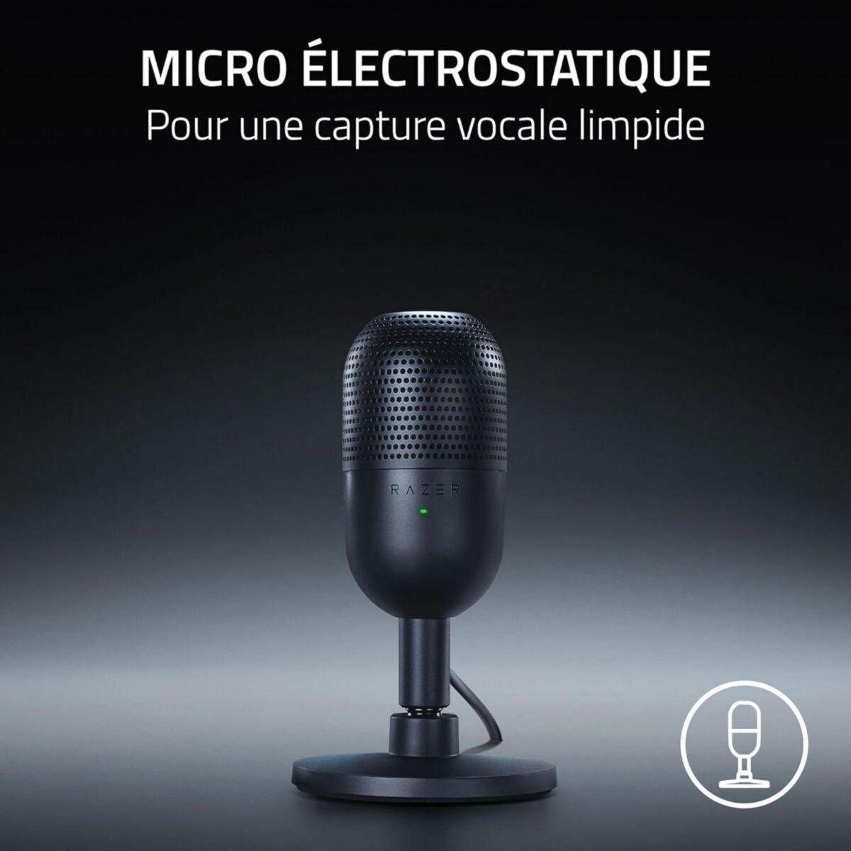 Razer Micro Seiren V3 Mini Noir