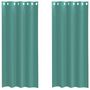 Voir la diapositive 2 : VIDAXL Rideaux en voile avec œillets 2 pcs turquoise