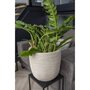 Voir la diapositive 1 : CAPI Capi Pot a fleurs Waste Rib 35x34 cm Beige terrazzo