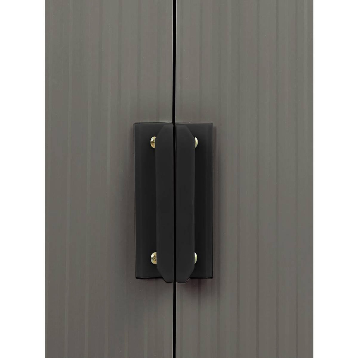 Habitat et Jardin Abri jardin métal  Dallas  - 8,84 m² - Taupe