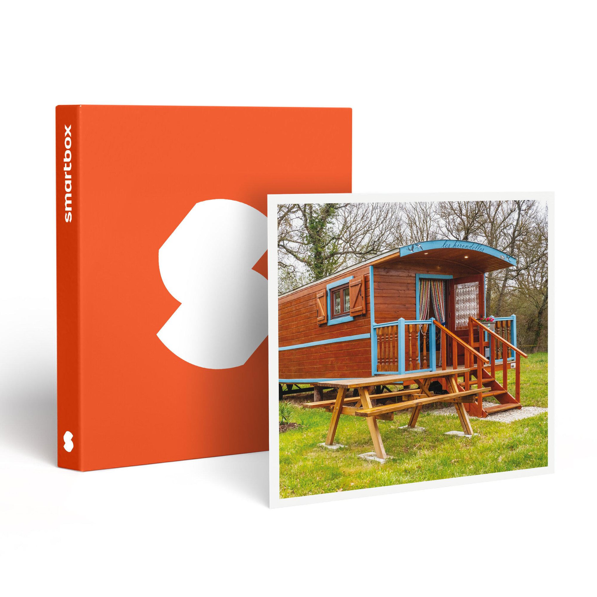 Smartbox 4 jours insolites en famille dans une roulotte près de carcassonne - coffret cadeau séjour