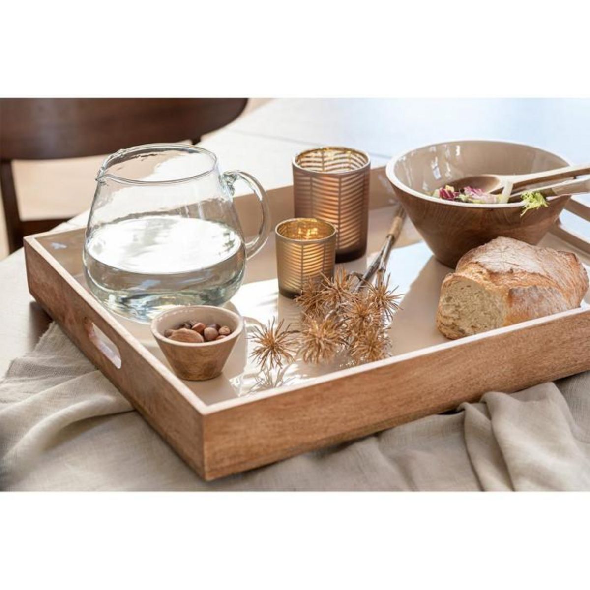 Paris Prix Carafe Design en Verre  Ella  24cm Transparent