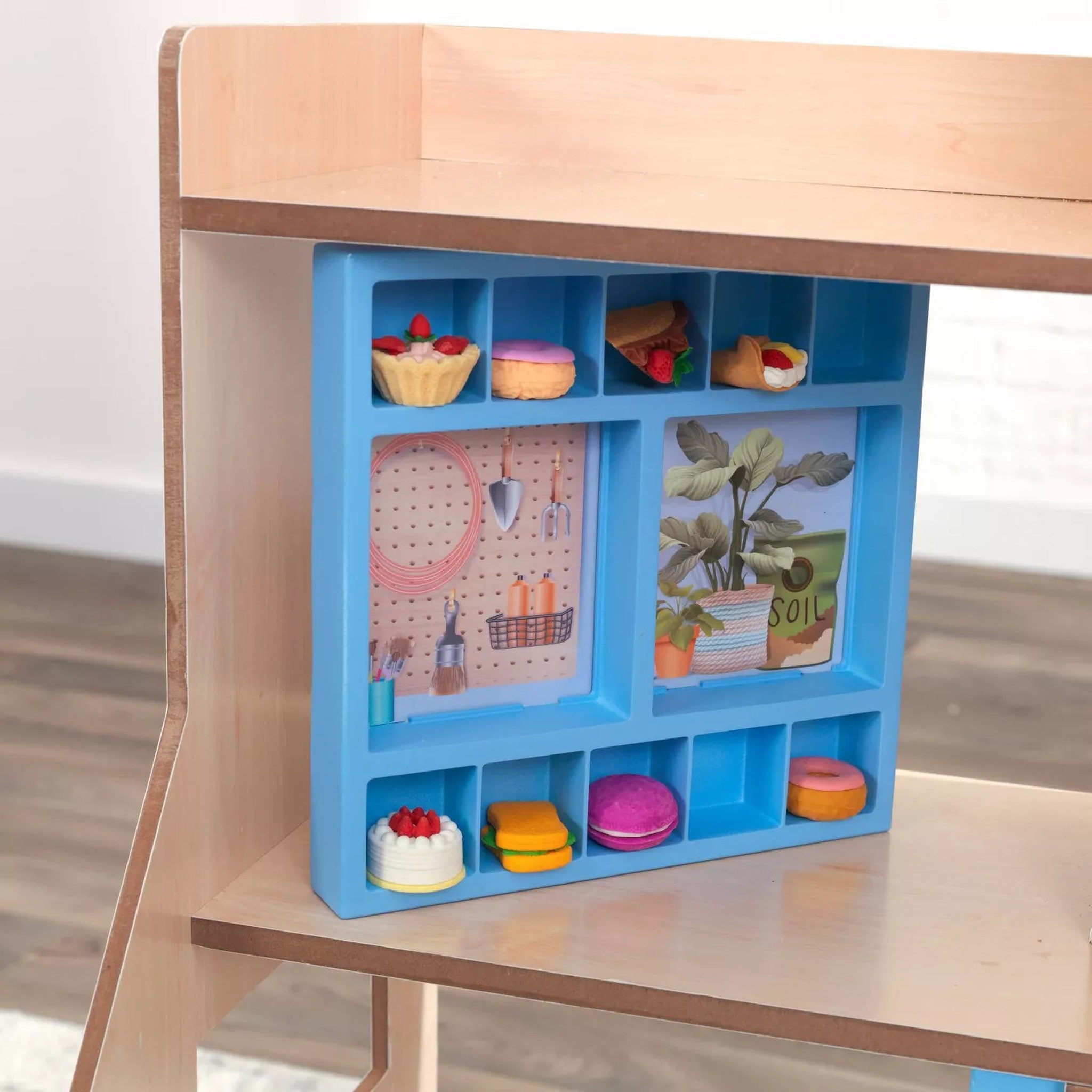 Voir la diapositive 6 : Kidkraft Maison de poupées en bois - Hazel