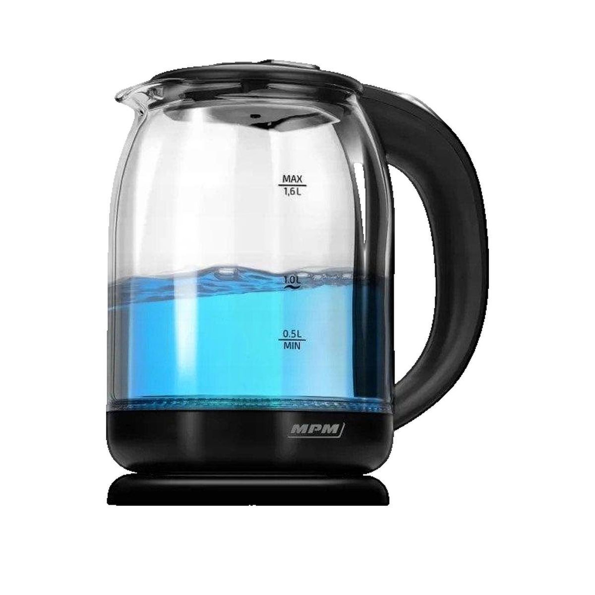 MPM Bouilloire Mpm MCZ-129 en verre 1,6 litre