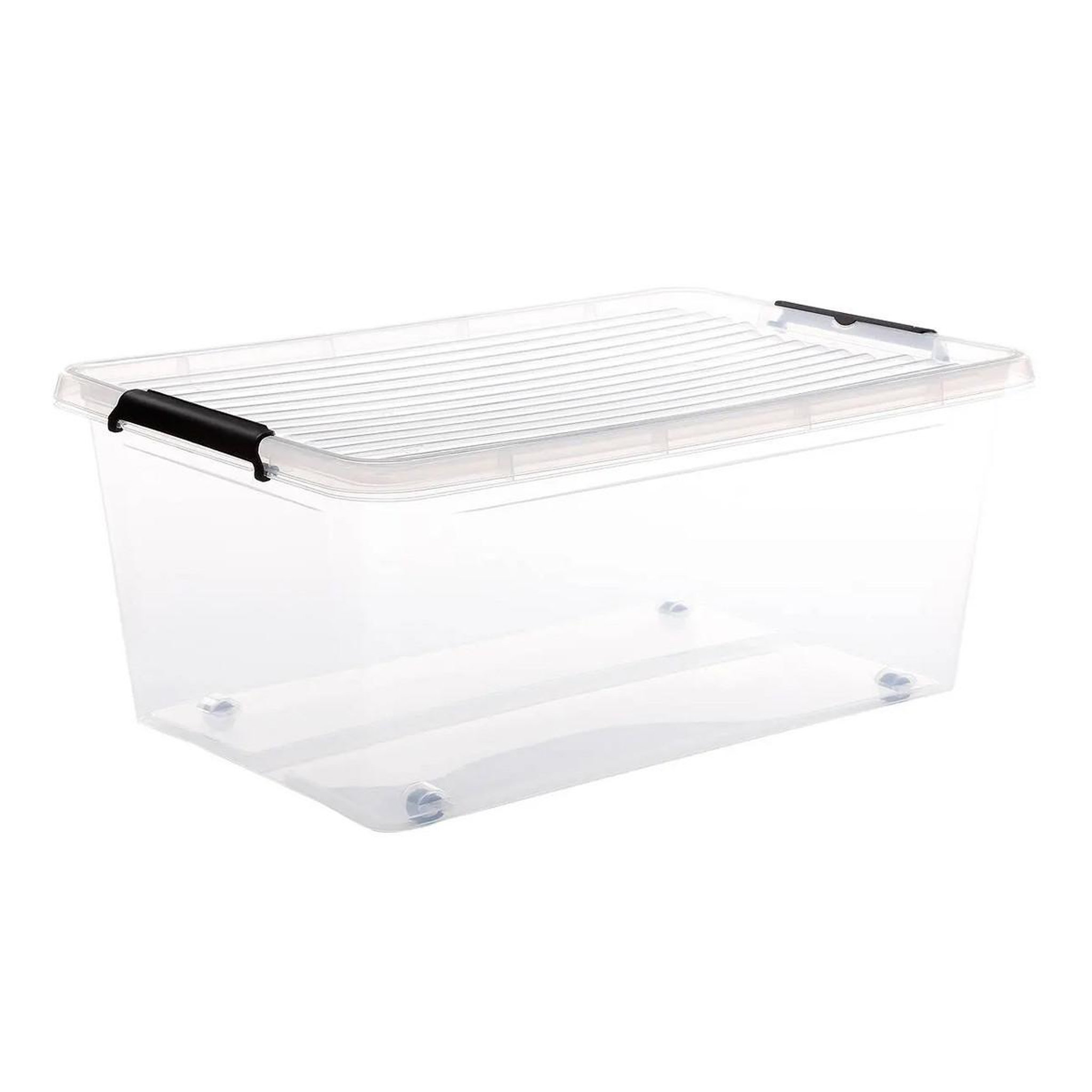 Voir la diapositive 1 : FIVE Boîte de rangement à clip  n box  40l transparent