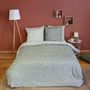 Voir la diapositive 1 : Home collection Parure de couette 3 pcs 240x220 100% microfibre, parchemin
