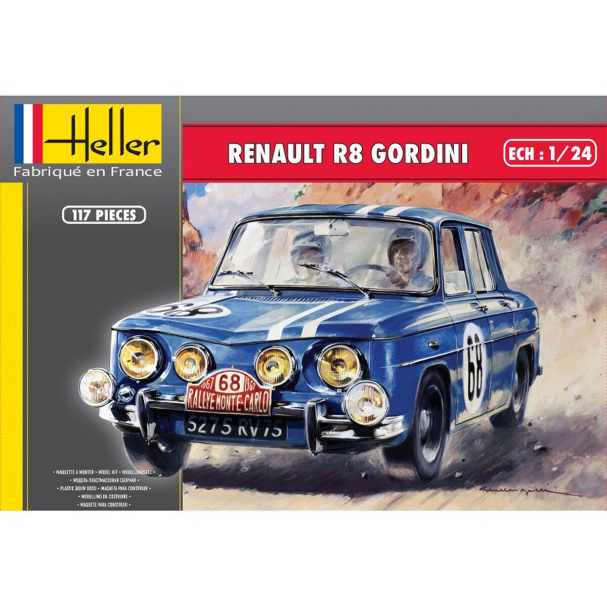 Heller Maquette voiture : Renault R8 Gordini