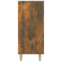 Voir la diapositive 5 : VIDAXL Buffet chêne fumé 90x34x80 cm bois d ingénierie