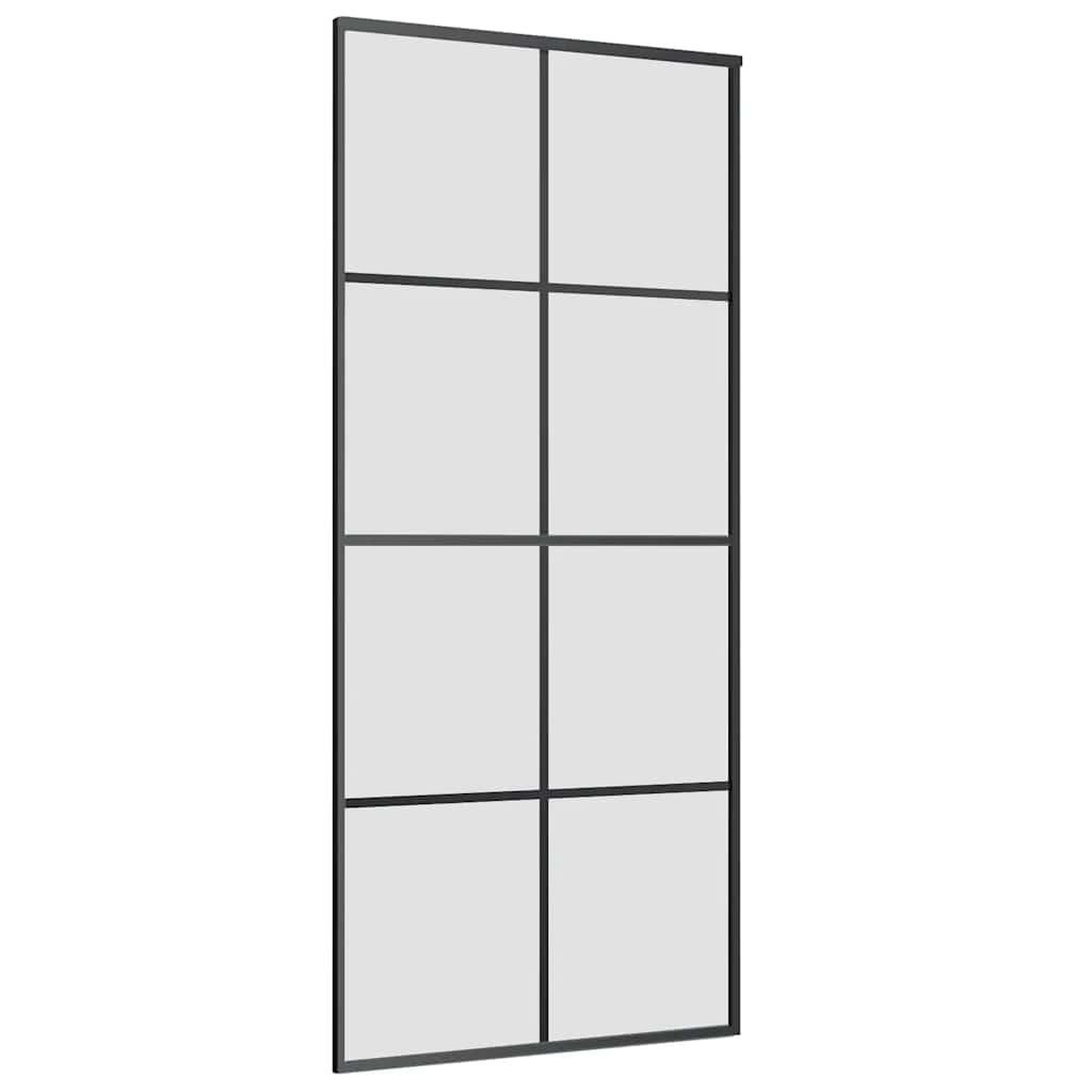 Voir la diapositive 4 : VIDAXL Porte coulissante avec kit de quincaillerie 90x205 cm Verre ESG