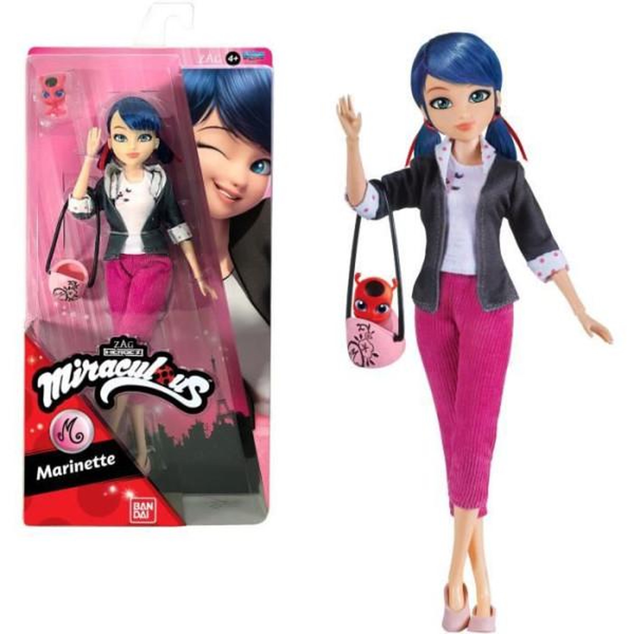 BANDAI Miraculous Ladybug - Poupée mannequin 26 cm Marinette - BANDAI