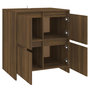 Voir la diapositive 5 : VIDAXL Buffet Chene marron 70x41x75 cm Bois d'ingenierie