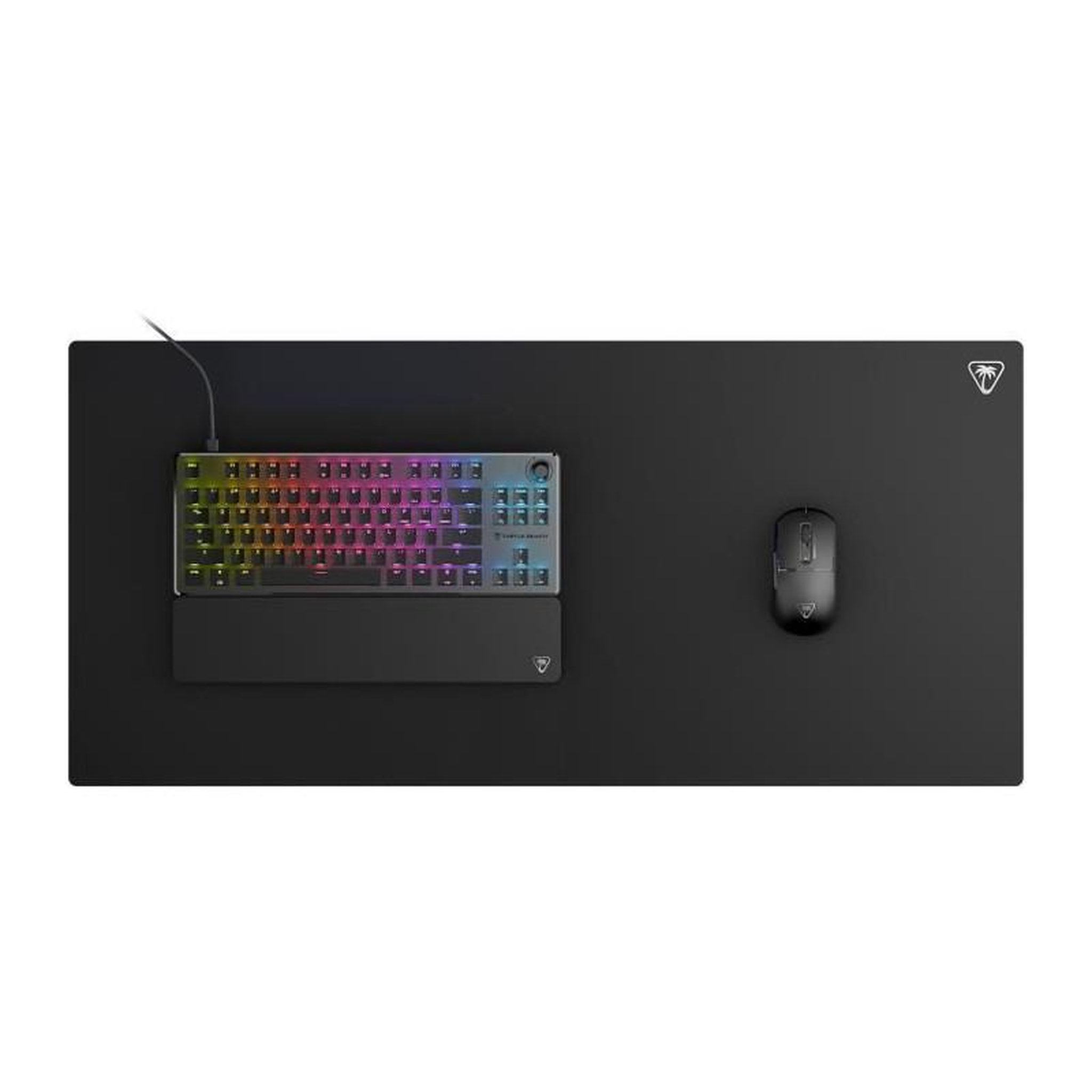 Voir la diapositive 3 : Turtle Beach Tapis de souris de jeu - Turtle Beach SenseCore XXL - Surface micro-tissée, équilibré, confortable
