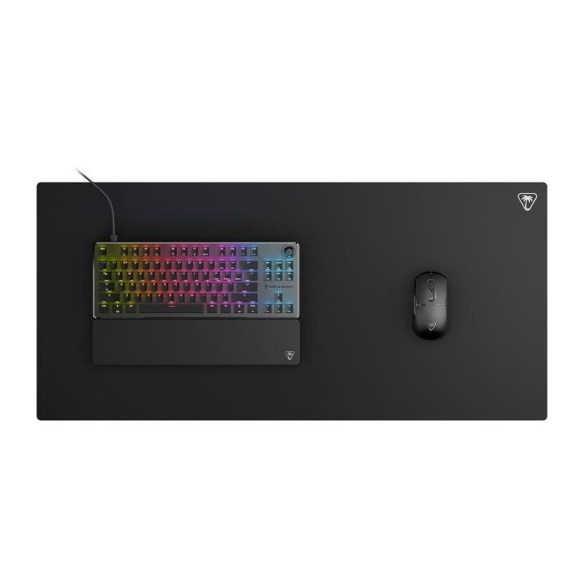 Turtle Beach Tapis de souris de jeu - Turtle Beach SenseCore XXL - Surface micro-tissée, équilibré, confortable