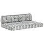 Voir la diapositive 1 : VIDAXL Coussin de canape palette Gris Tissu Patchwork