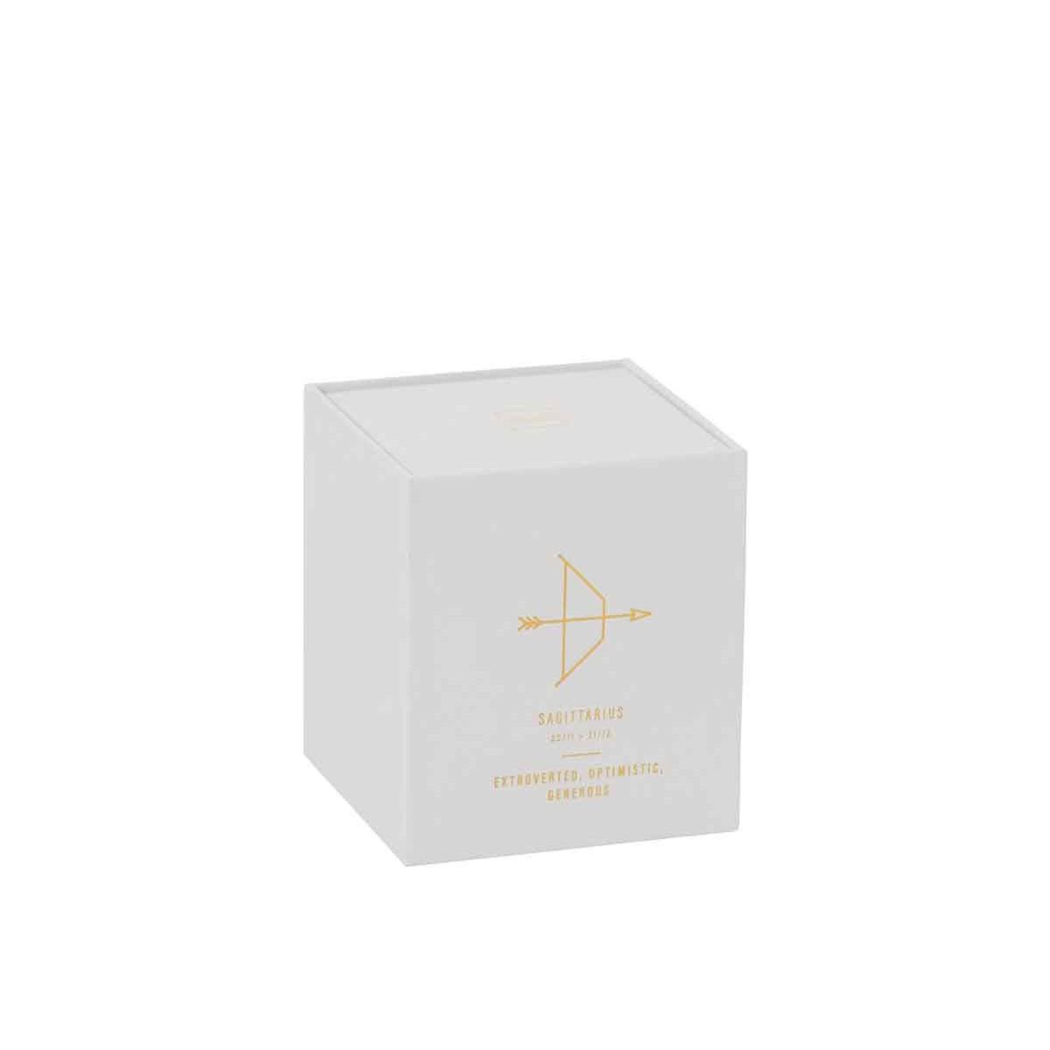 Voir la diapositive 2 : J-LINE Bougie parfumée  sagittaire  10cm sapphire amber tea