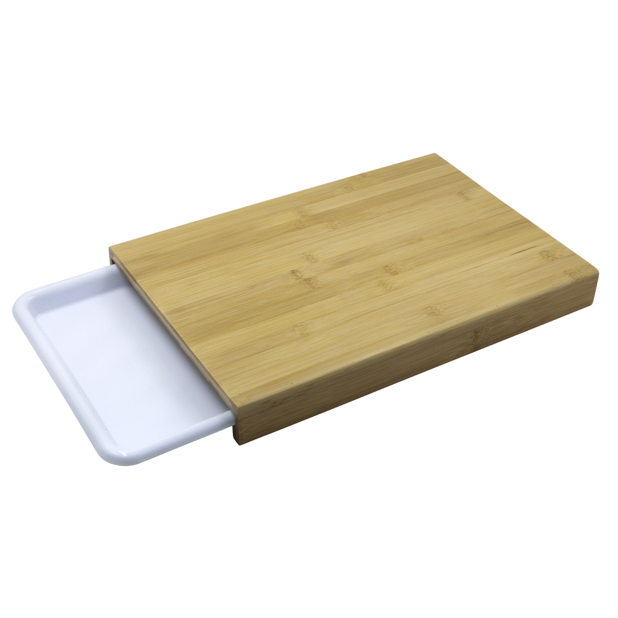 Voir la diapositive 1 : Planche à découper en bambou massif 18mm NAPA avec plateau récupérateur 