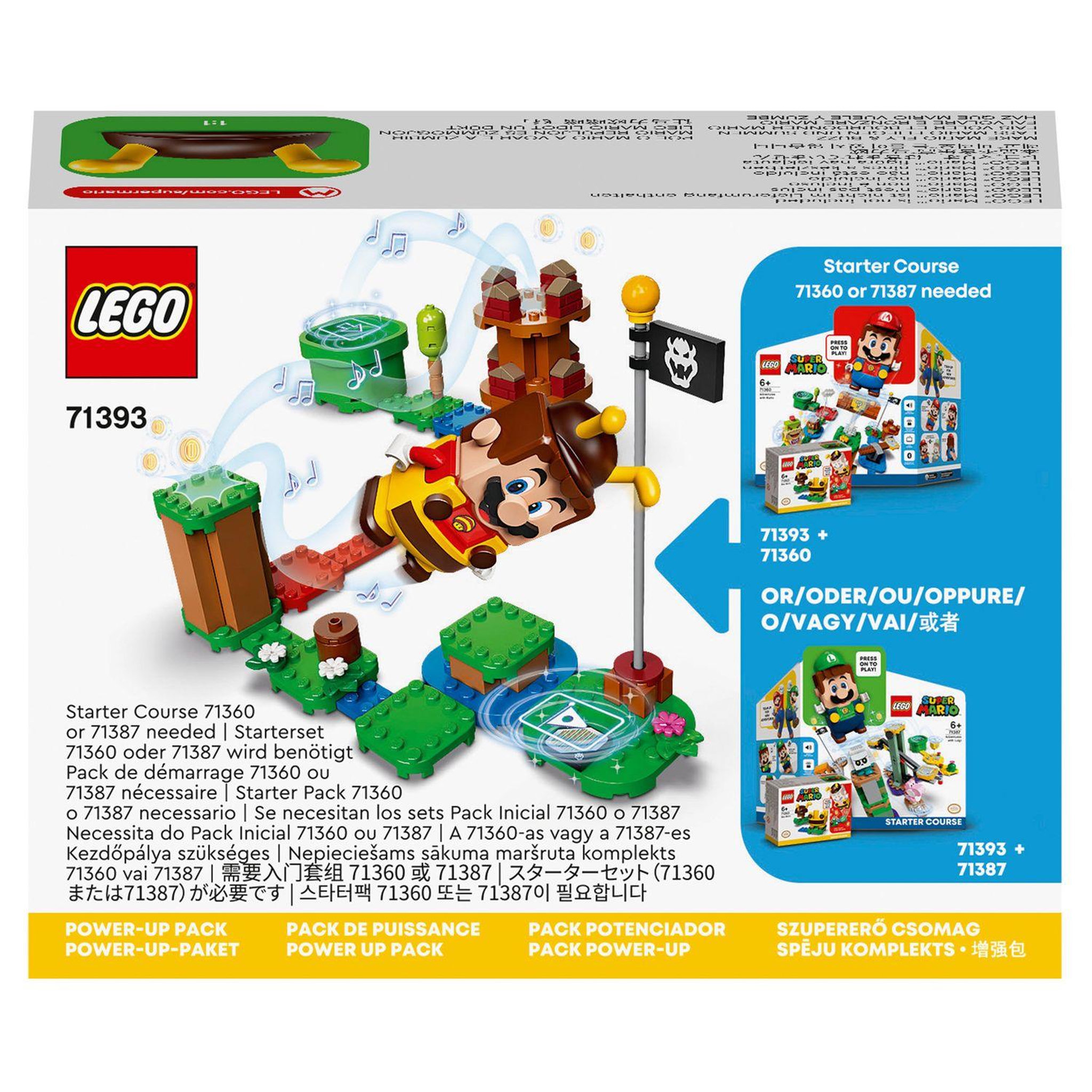Voir la diapositive 8 : LEGO Super Mario 71393 Pack de Puissance Mario Abeille 