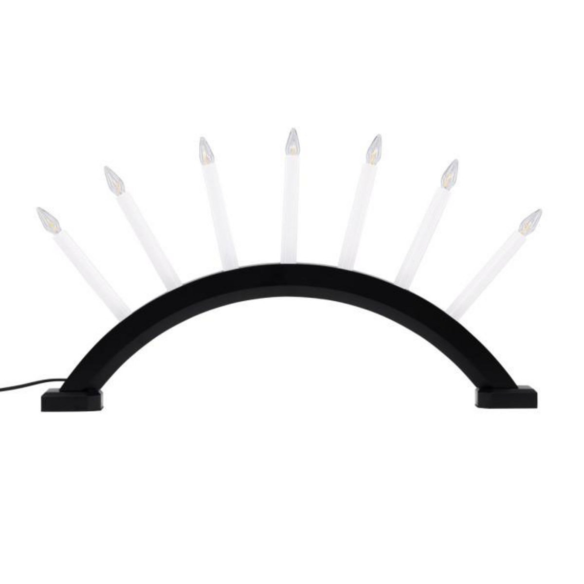 Paris Prix Lampe à Poser Bougeoir Design  Kebnekaise  55cm Noir