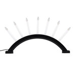 Paris Prix Lampe à Poser Bougeoir Design  Kebnekaise  55cm Noir