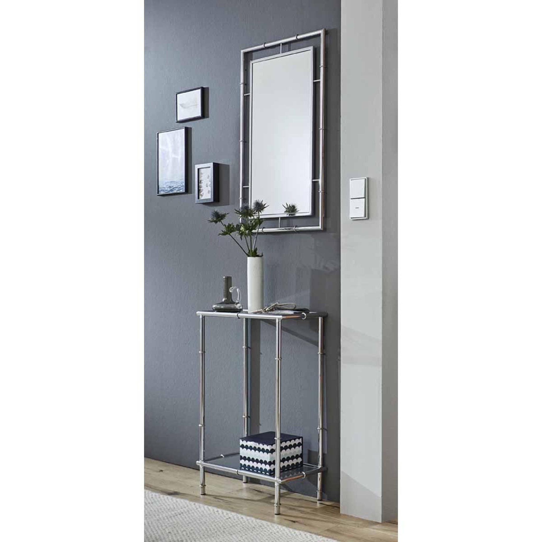 Voir la diapositive 3 : Paris Prix Console design  cléo  75cm argent