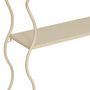 Voir la diapositive 3 : ATMOSPHERA Étagère Murale Design Vague  Judy  58cm Beige