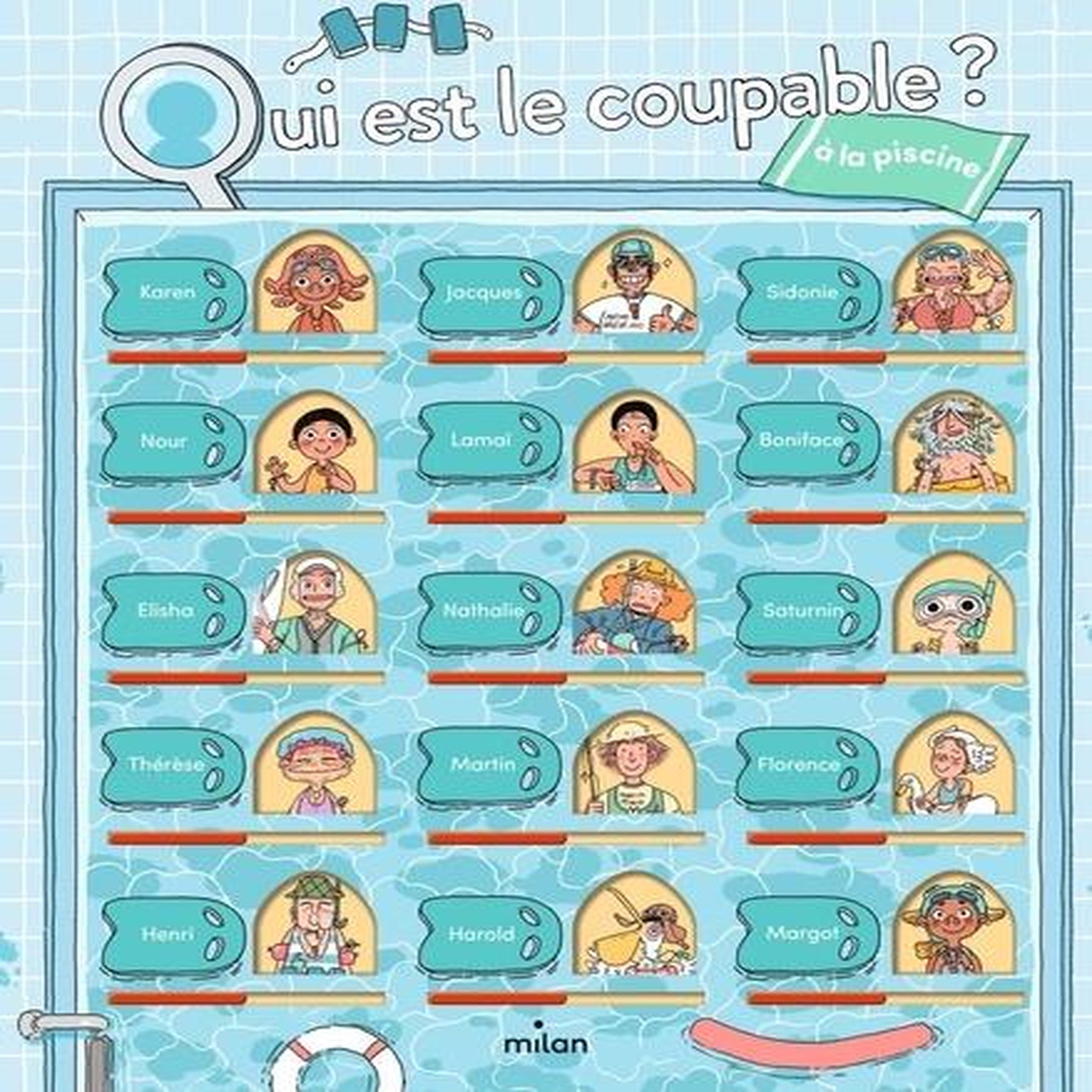 QUI EST LE COUPABLE A LA PISCINE ?, Prévot Pascal