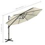 Voir la diapositive 6 : VIDAXL Parasol de jardin a 4 niveaux avec mat en aluminium sable