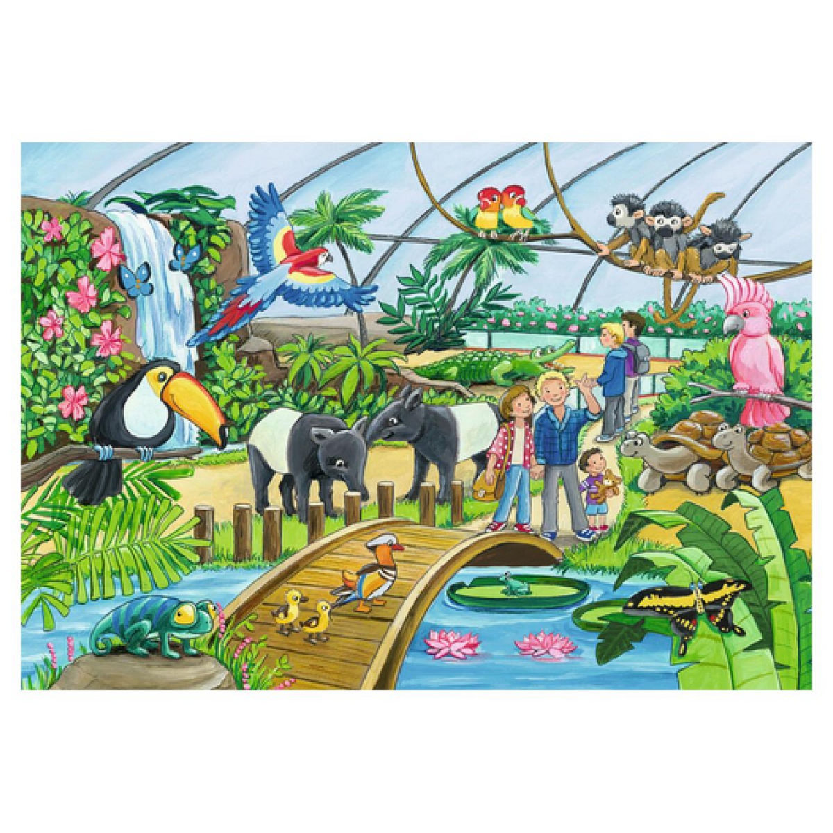 RAVENSBURGER 2X24 P - Bienvenue Au Zoo Puzzle