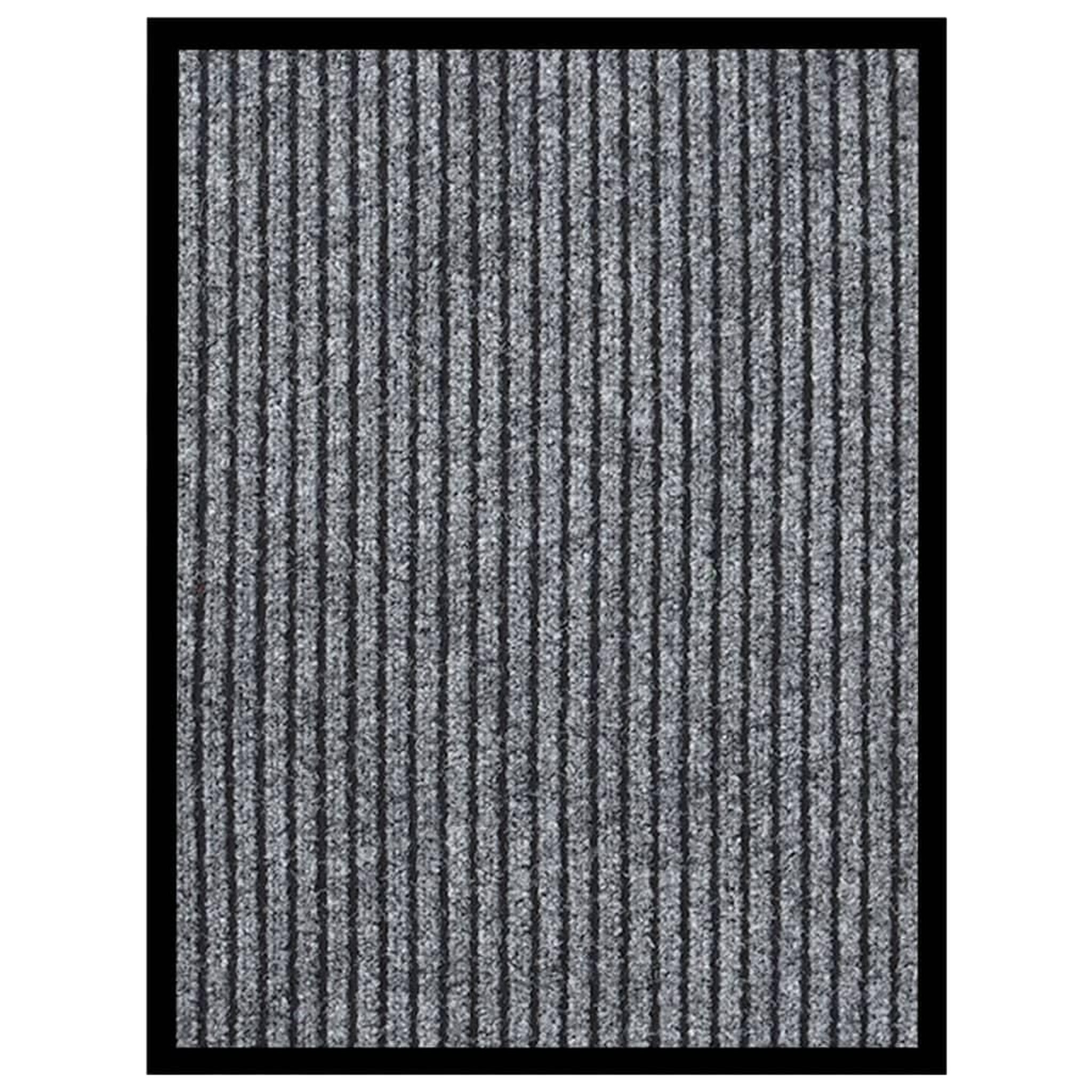 Voir la diapositive 1 : VIDAXL Paillasson raye Gris 40x60 cm