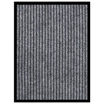 VIDAXL Paillasson raye Gris 40x60 cm