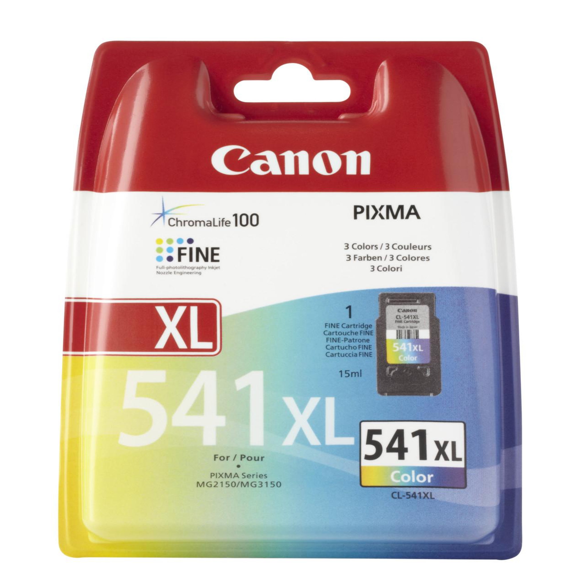 Voir la diapositive 2 : Canon Canon cl-541 xl cartouche d'encre original cyan, magenta, jaune